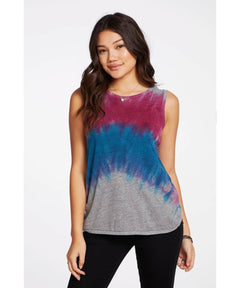 Sunset Dye Cropped V Back Tank - clearpathherbicide