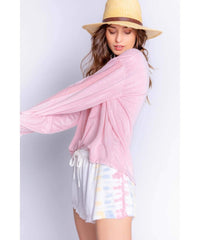 Sunset Hues Long Sleeve Pink Quartz - PINK ARROWS