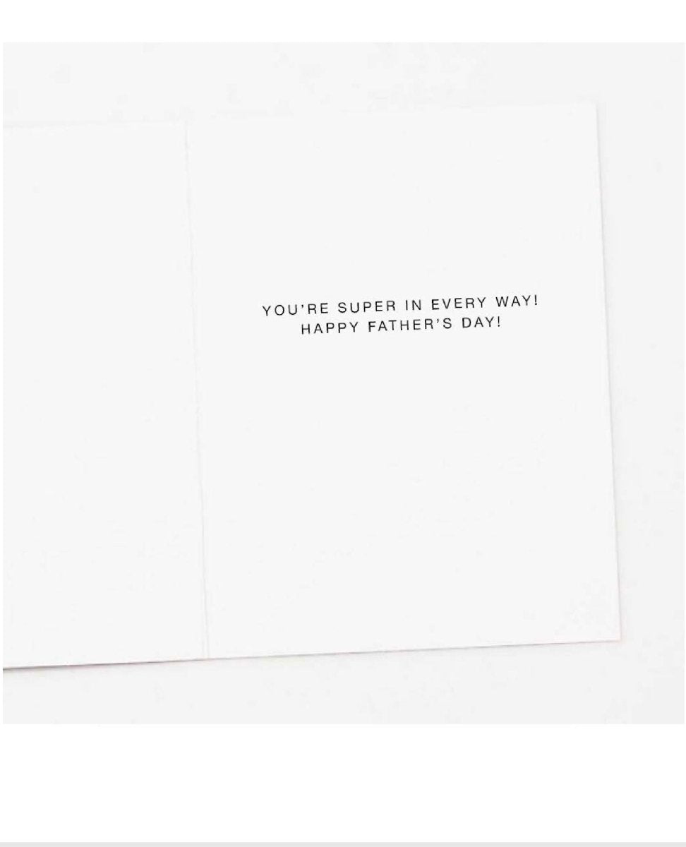 SUPER DAD Father's Day Card - miamidrugpossession