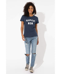 Super Mom Tee - PINK ARROWS