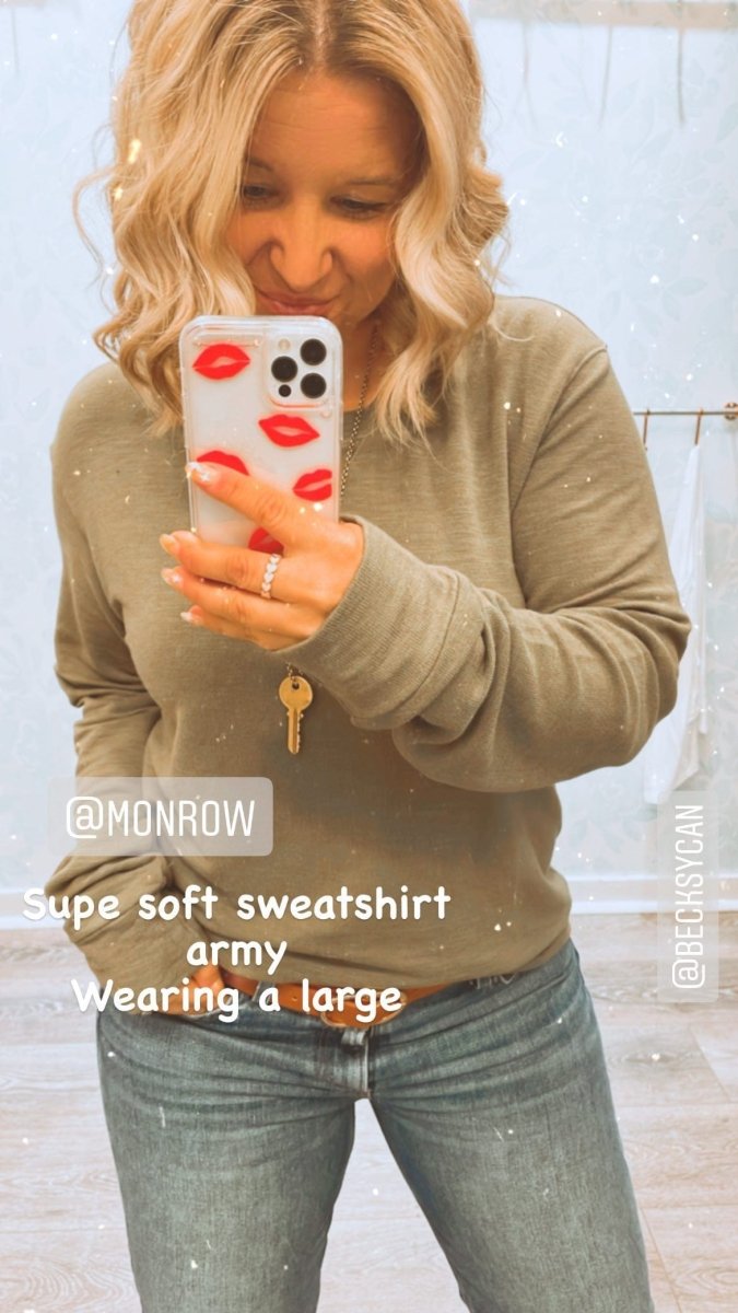 Super Soft Sweatshirt Army - clearpathherbicide