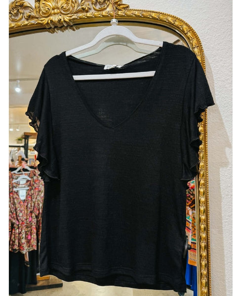 Super Soft VNeck T - Shirt Black - miamidrugpossession