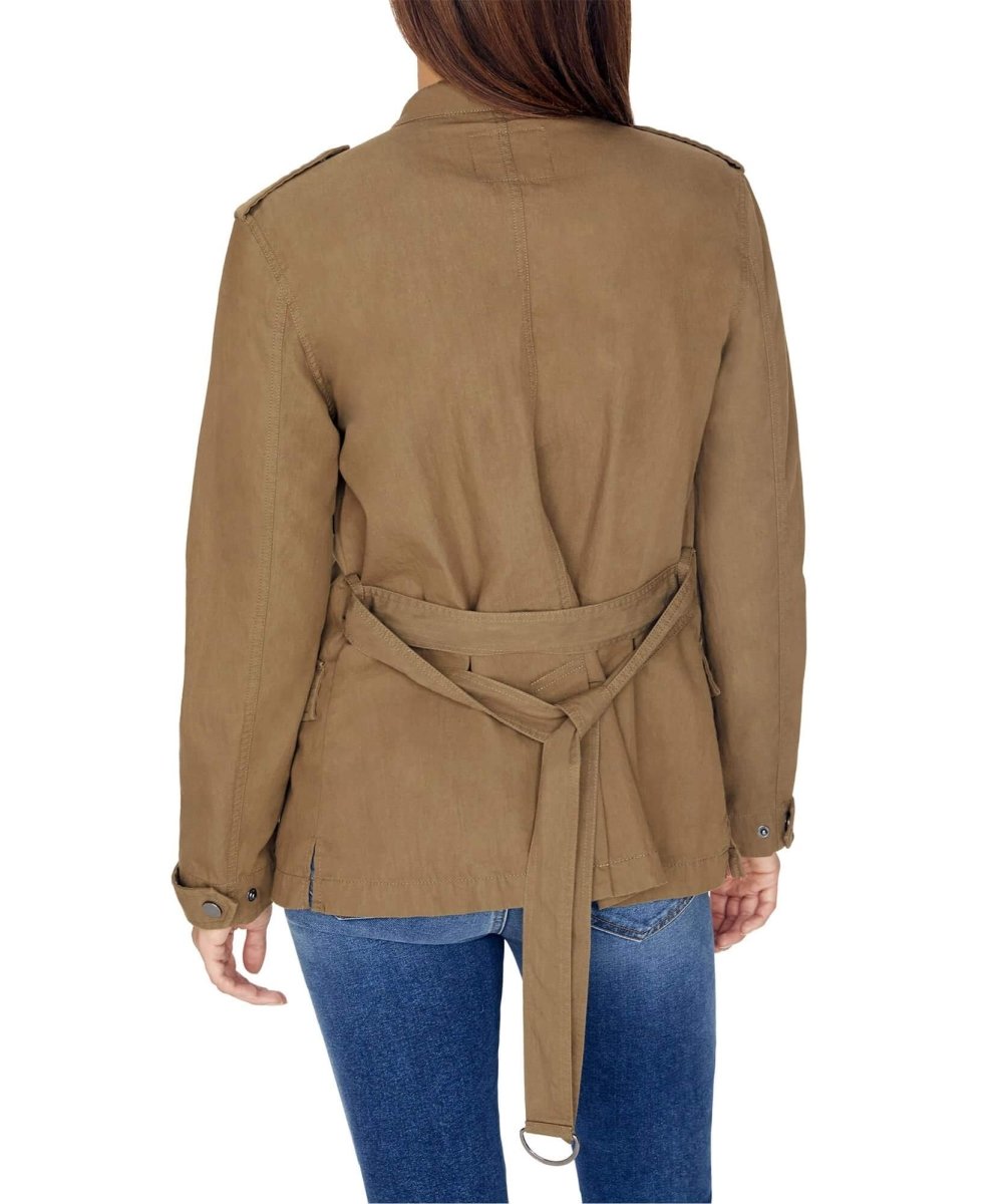 Surplus Cotton Blend Belted Jacket - miamidrugpossession