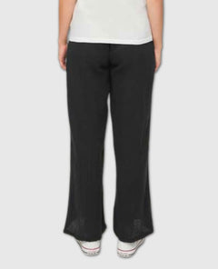 Susie Smocked Wide Leg Pant Black - miamidrugpossession