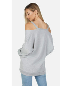 Swanson Long Sleeve Cutout V - Neck Grey - clearpathherbicide