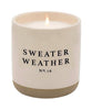 Sweater Weather Soy Candle | Stoneware Candle Jar - clearpathherbicide