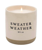 Sweater Weather Soy Candle | Stoneware Candle Jar - miamidrugpossession