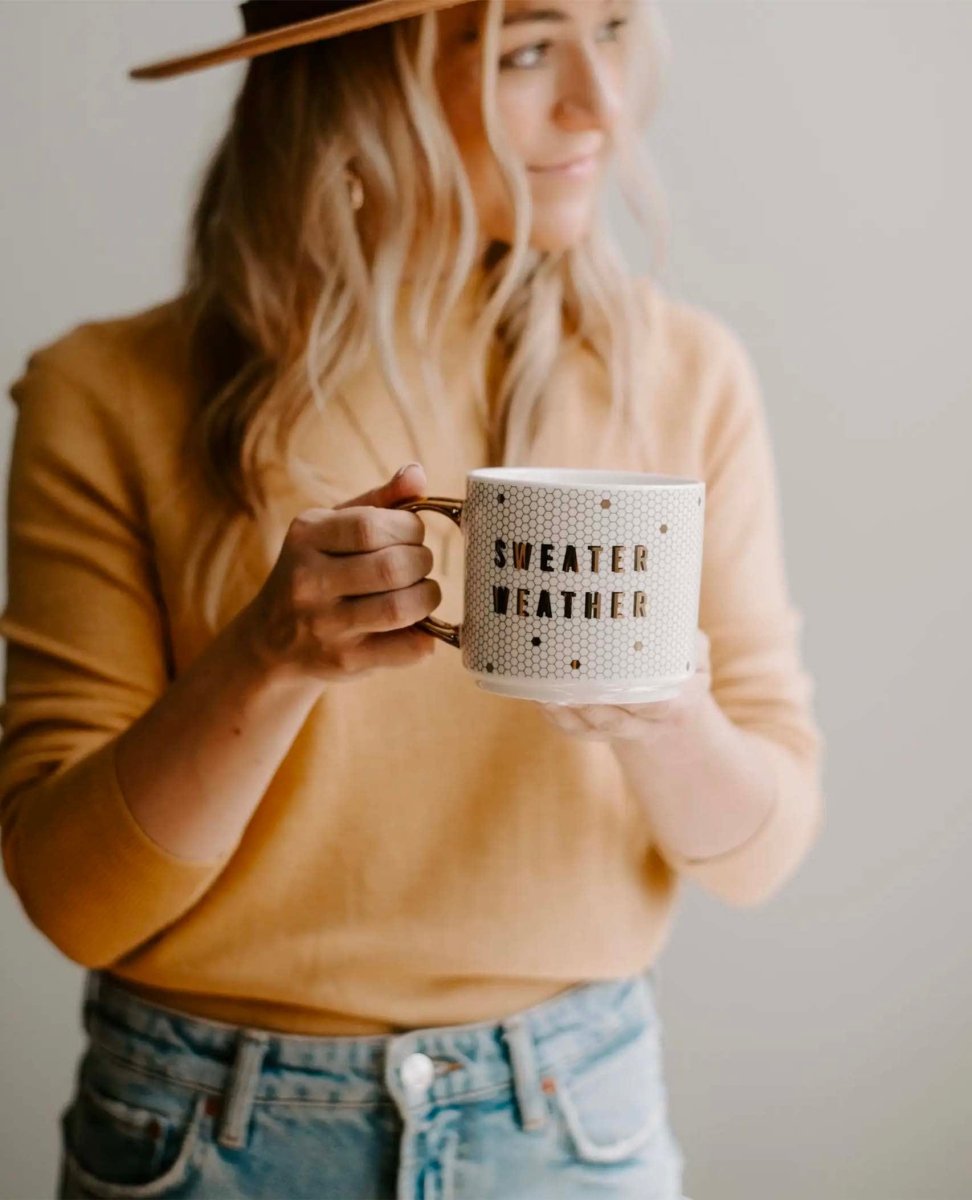 Sweater Weather Tile Coffee Mug - miamidrugpossession