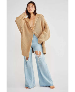 Swim Too Deep Cardi Almond - clearpathherbicide