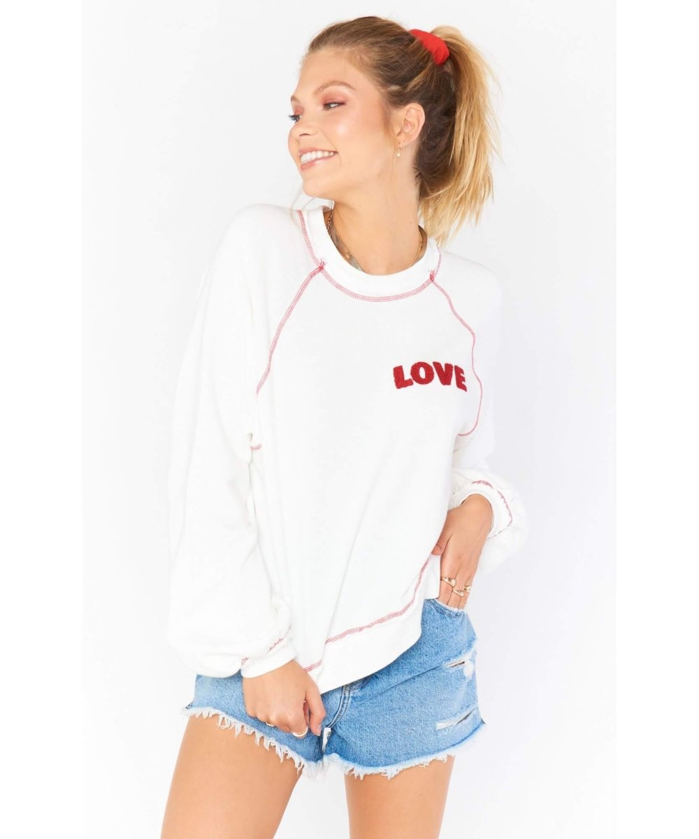 Swipe Left Love Sweatshirt - miamidrugpossession