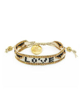 Taj LOVE Bracelet - White & Black - clearpathherbicide