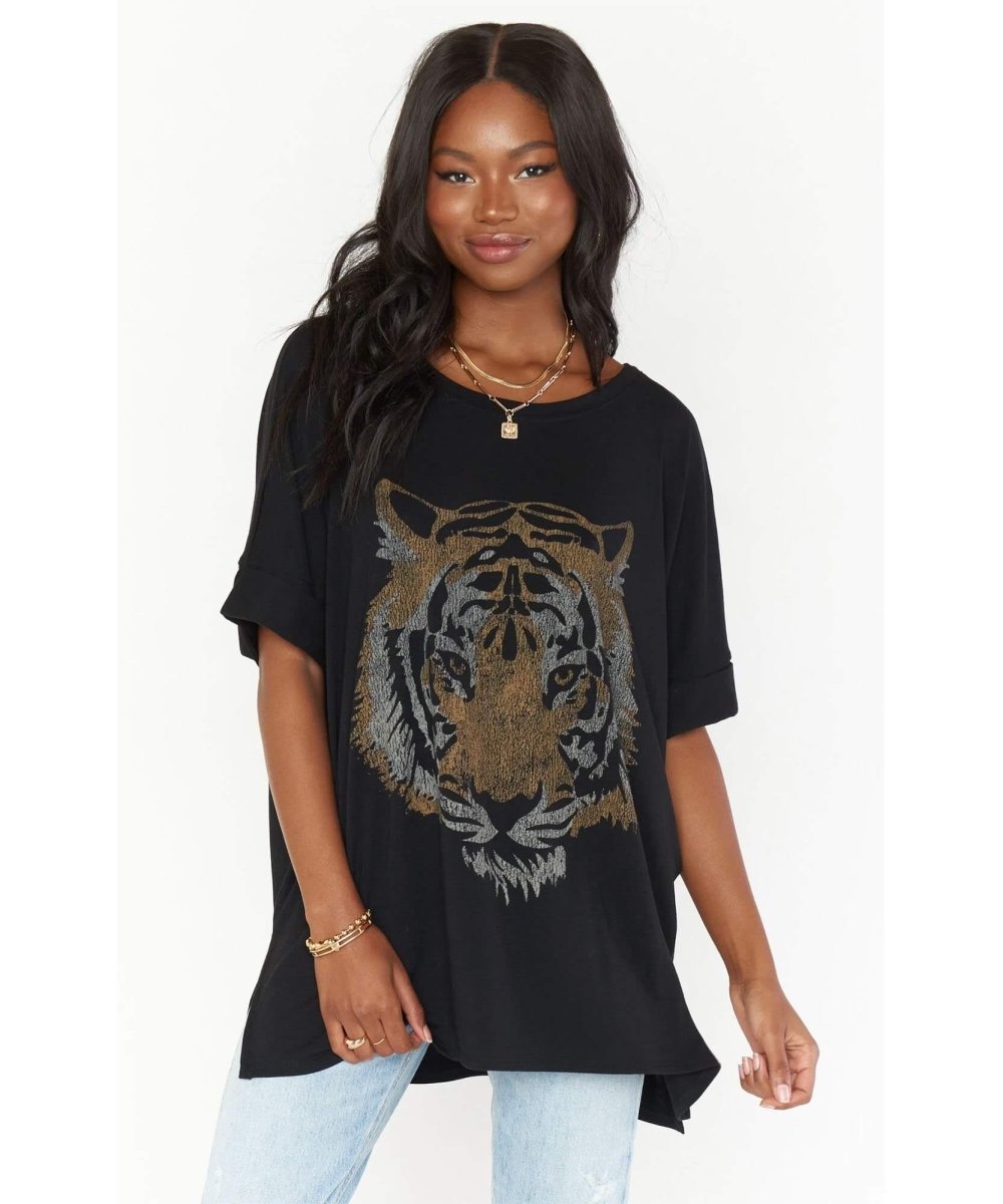 Talia Tee Tiger Head Graphic - clearpathherbicide