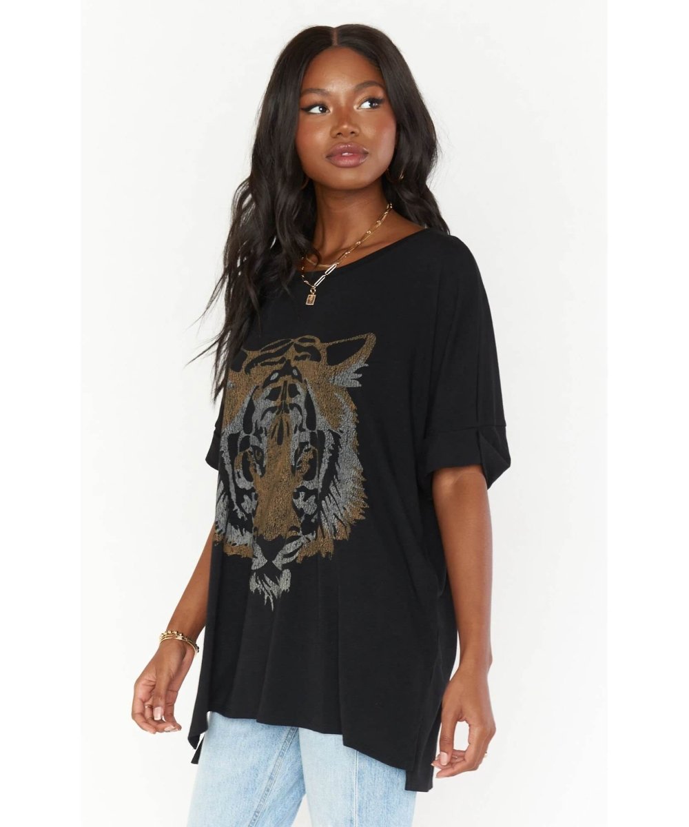 Talia Tee Tiger Head Graphic - clearpathherbicide