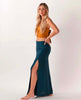 Teal Maxi Skirt - miamidrugpossession