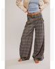 Tegan Barrel Trouser Blue Grey Combo - clearpathherbicide