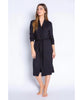 Textured Basics Robe Black - clearpathherbicide