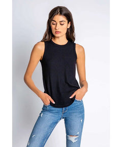 Textured Rib Tank Black - clearpathherbicide