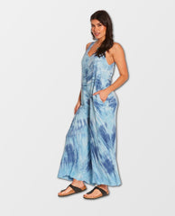 Thalia Jumpsuit Wing Tie Dye - PINK ARROWS