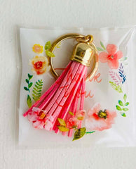 Thank You Gifts - Mini Tassel Keychain Assorted - PINK ARROWS