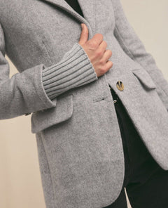 The City Blazer Ice Grey - PINK ARROWS