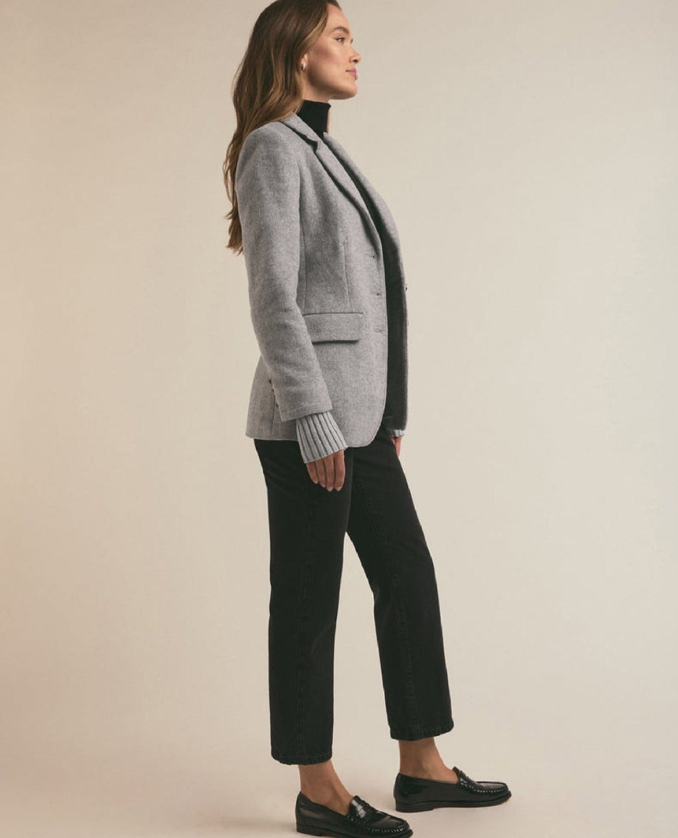 The City Blazer Ice Grey - PINK ARROWS