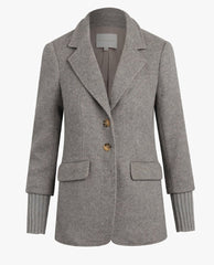 The City Blazer Ice Grey - PINK ARROWS