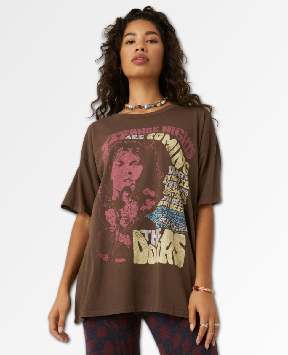 The Doors Strange Nights Boyfriend Tee - clearpathherbicide