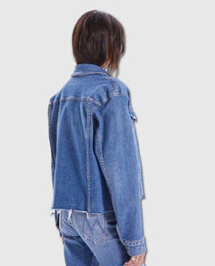 The Drifter Cut Denim Jacket Bloom and Doom - miamidrugpossession