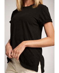 The Flame Short Sleeve Black Tee - miamidrugpossession