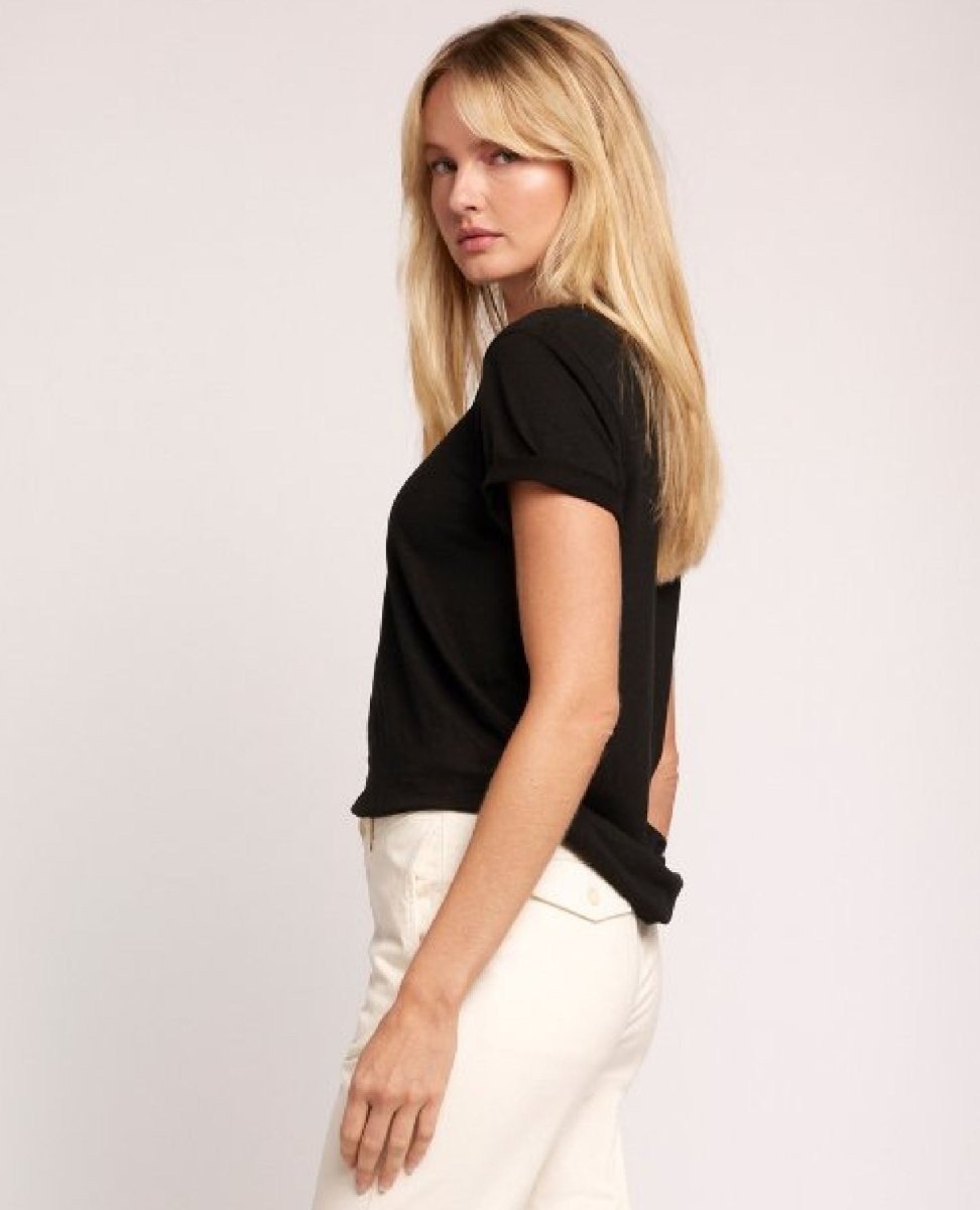 The Flame Short Sleeve Black Tee - miamidrugpossession