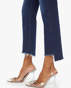 The Insider Crop Step Fray Jean Off Limits - PINK ARROWS