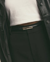 The Lady Belt Black Nickel - PINK ARROWS