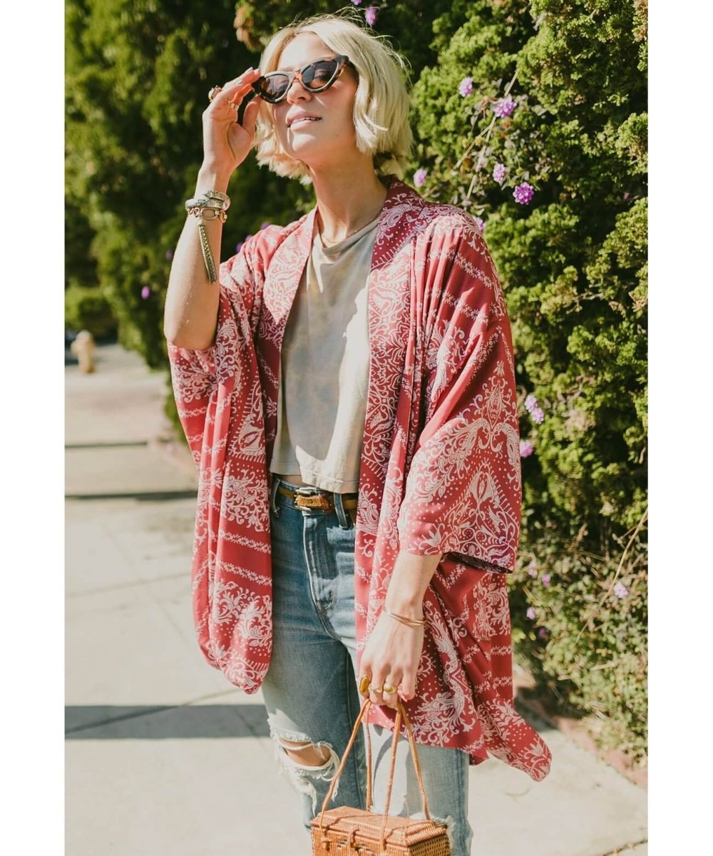 The Lady Kimono Ruby Calalily - miamidrugpossession