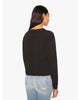 The Long Sleeve Slouchy Cut Off Black - clearpathherbicide