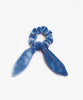 The Mariska Tie Scrunchie Light Blue Velvet - clearpathherbicide