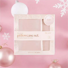 The Satin Pillowcase Set - PINK ARROWS