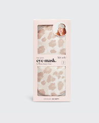 The Satin Sleep Eye Mask Leopard - PINK ARROWS