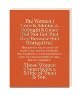 The Women I Admire Card - miamidrugpossession