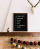 The Writer Oak Letter Board - PINK ARROWS