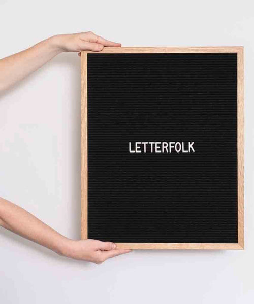 The Writer Oak Letter Board - miamidrugpossession