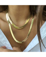 Thick Snake Gold Necklace Assorted - miamidrugpossession