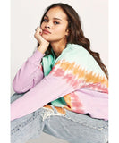 Tie Dye Varsity Crew Mint Combo - miamidrugpossession