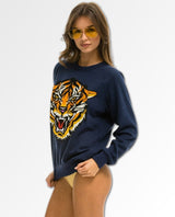 Tiger Print Crew Navy - clearpathherbicide