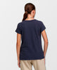 Tilly Organic Slub Crewneck Tee Bluechip - miamidrugpossession