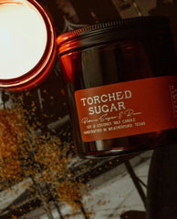 Torched Sugar - Brown Sugar & Rum Candle - PINK ARROWS