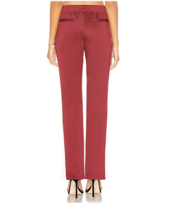 Track Pant, Burgundy - PINK ARROWS