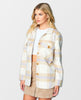 Trailblazer Shacket Neutral Plaid - miamidrugpossession