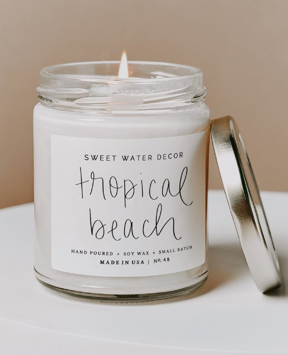 Tropical Beach Candle - miamidrugpossession