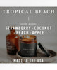 Tropical Beach Candle - miamidrugpossession