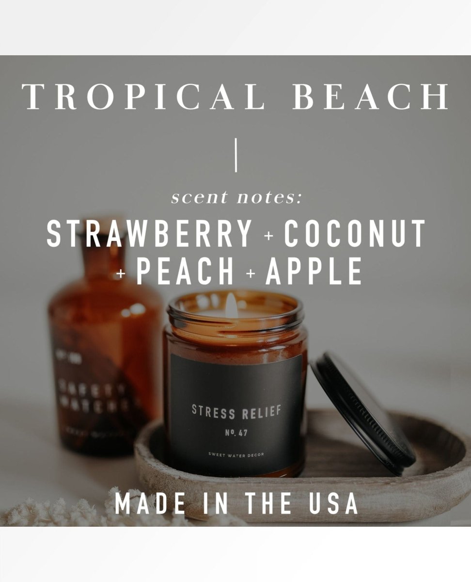 Tropical Beach Candle - miamidrugpossession